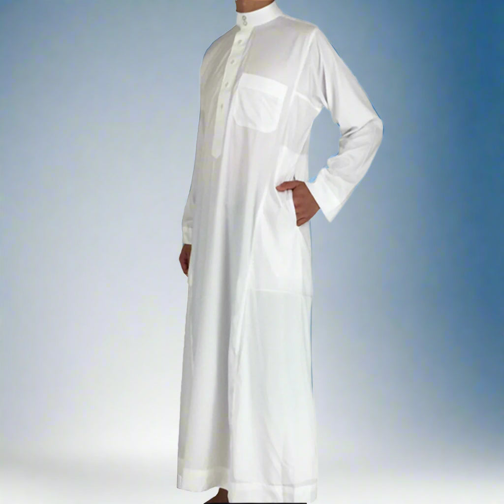 Men's Islamic Thobe – Long Sleeve Kaftan