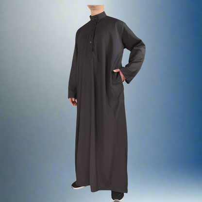 Men's Islamic Thobe – Long Sleeve Kaftan