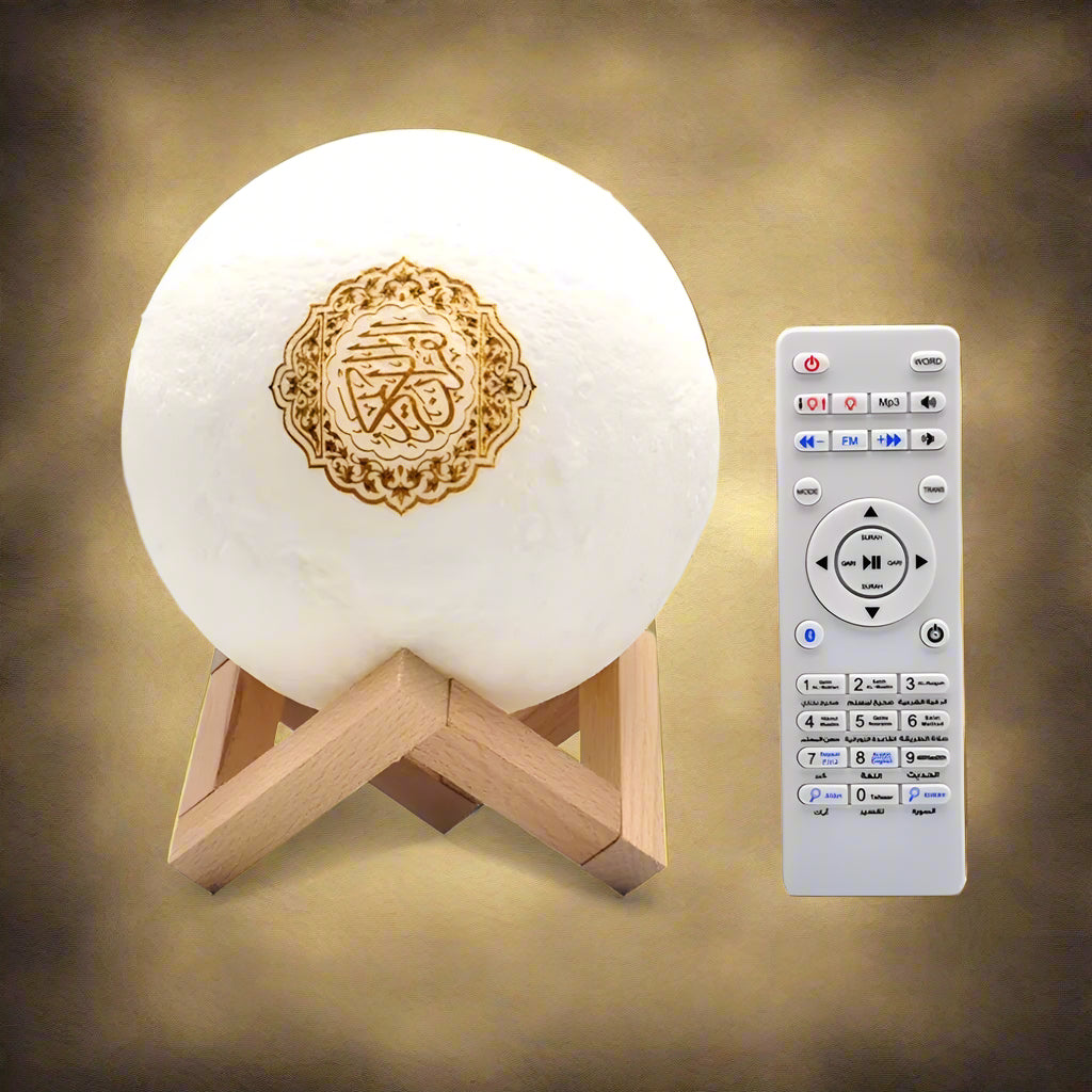 Holy Mini Bright Muslim Night Light Quran Lamp Box Koran Gift Azan Wireless Bluetooth Speaker Sound Portable Blutooth Music Home